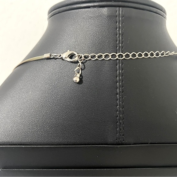 Ocean Multi-Charm Silver Layered Wired Necklace with Whimsical Accents Rare Vaca - Picture 4 of 6